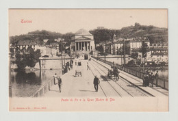 TORINO:  PONTE  DI  PO  E  LA  GRAN  MADRE  DI  DIO  -  FOTO  -  FP - Bridges