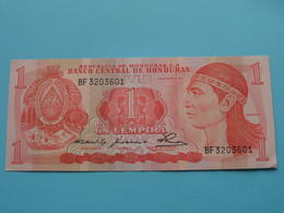 1 - Un Lempira ( BF 3203601 ) 1980 - HONDURAS ( For Grade, Please See Photo ) UNC ! - Haiti