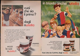 1968/69 - NUTELLA Ferrero - 2 Pag. Pubblicità Cm. 13x18 - Nutella