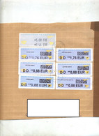 Devant De Paquet Cachet Poste Seul Sur Vignette - 2000 Type « Avions En Papier »