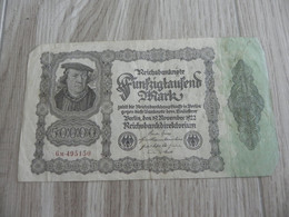 Deutschland Germany 50'000 Mark 1922 - 50.000 Mark