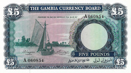 GAMBIE 1965 5 Pound -  P.03a  Neuf - UNC - Gambia