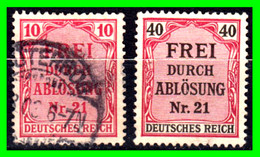 ALEMANIA ( GERMANY ) ( ..SELLOS OFICIALES PRUSIANOS DE LA ALEMANIA IMPERIAL .. ) “ AÑO 1903 “” ( PRUSIA ) - Dienstmarken