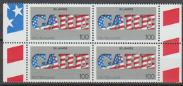 Deutschland 1995 Nr.1829 4er Block ** Postfrisch 50 Jahre Hilfsorganisation CARE ( A 261 ) - Unused Stamps