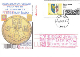 POLAND Envelo Stamp Ruda Slaska - 2018 - POWA - Covers & Documents