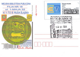 POLAND Envelo Stamp Ruda Slaska - Post Office Building 2018 - POWA - Lettres & Documents