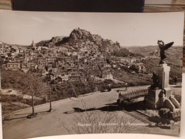 Cartolina Nicosia Provincia Enna Panorama E Monumento Ai Caduti 1956 - Enna