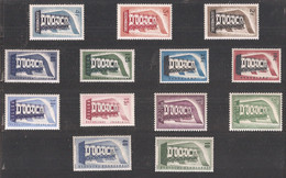 EUROPA - Année Complète 1956 - Cote = 673 EUR - 13 Valeurs** - 1956