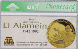 UK - El Alamein Anniversary 1942-1992, Coin $250(BTO012), CN : 371E, Tirage 4200, 11/92, Mint - Francobolli & Monete