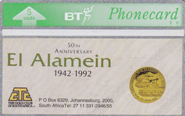 UK - El Alamein Anniversary 1942-1992, Coin $25(BTO009), CN : 371E, Tirage 4200, 11/92, Mint - Francobolli & Monete