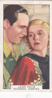 Film Partners 1935 - 27 Jean Muir Ricardo Cortez "White Cockatoo" - Gallaher Cigarette Card - Original- Film Star - Gallaher