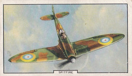 Aeroplanes 1939 - 2 Spitfire - Gallaher Cigarette Card - Original, Military Aircraft - Gallaher