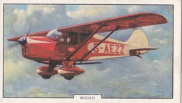 Aeroplanes 1939 - Wicko - Gallaher Cigarette Card - Original, Military Aircraft - Gallaher