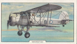 Aeroplanes 1939 - Fairey Swordfish - Gallaher Cigarette Card - Original, Military Aircraft - Gallaher