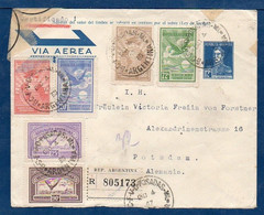 Argentina (Posadas) To Potsdam (Germany), 1930, Registered, Via Aeropostale - Brieven En Documenten