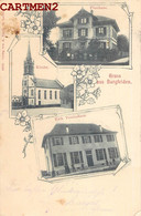 GRUSS AUS BURGFELDEN SAINT-LOUIS MULTIVUES 1900 ALSACE ELSASS 68 - Saint Louis