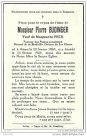 ATTERT ..-- Mr Pierre BUDINGER , Facteur Pensionné , Veuf De Mme Marguerite FECK , Né En 1866 , Décédé En 1949 . - Attert