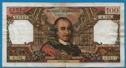 FRANCE 100 FRANCS 07.04.1966 # A.158 P# 149b F# 65/12 Corneille - 100 F 1964-1979 ''Corneille''