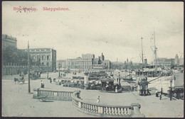 AK Stockholm Skeppsbron Hafenpartie 1910     (12483 - Sweden