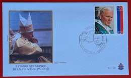 VATICANO VATIKAN VATICAN 2004 SLOVACCHIA SLOVAKIA POPE JOHN PAUL II VISIT VISITA PAPA GIOVANNI PAOLO II FDC - Cartas & Documentos