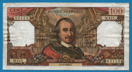 FRANCE 100 FRANCS 05.06.1969 # W.415 P# 149c F# 65/27 Corneille - 100 F 1964-1979 ''Corneille''