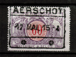 Chemins De Fer TR 37, Obliteration Centrale Nette Droite AERSCHOT - 1895-1913