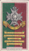 Army Badges 1939 - The Sherwood Forresters - Gallaher Cigarette Card - Original - Military - Gallaher