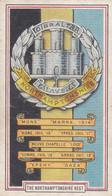 Army Badges 1939 - 38 The Northamptonshire Regt - Gallaher Cigarette Card - Original - Military - Gallaher