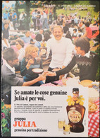 1976 - Grappa JULIA  ( Val Boite S. Vito Di Cadore Sagra Dei Canedi )- 1 Pag. Pubblicità Cm. 13 X 18 - Licor Espirituoso