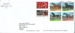 USA Cover With Horse Stamps - Cartas & Documentos