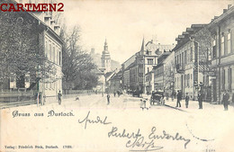 GRUSS AUS DURLACH + CACHET INDUSTRIE AUSTELLUNG 1900 DEUTSCHLAND - Karlsruhe