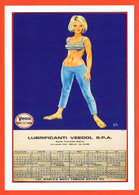 Carte Postale : Veedol - Lubrificanti S.P.A. (Pin-up) Illustration : Aslan - Aslan