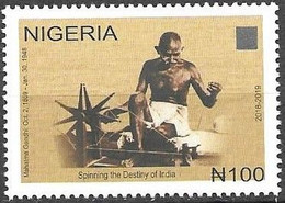 NIGERIA, 2019, MNH, GANDHI, 1v - Mahatma Gandhi