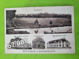 67 009 Souvenir De HOCHEFELDEN .  Carte Rare     ETAT :  Bon. VOIR SCAN SI DEFAUT - Hochfelden