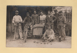 Meknes - Carte Photo - Secteur Des Transmissions - 1922 - Moto - Meknes