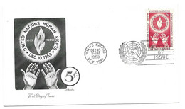 UNITED NATIONS -- FDC NEW YORK  1953 - Covers & Documents