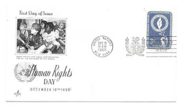 UNITED NATIONS -- FDC NEW YORK  1955 - Storia Postale