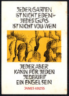 F8768 - James Krüss Spruchkarte - M. Klemm - Verlag C. Aurig DDR - Other & Unclassified
