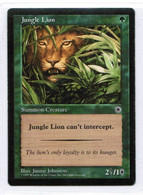 MAGIC The GATHERING  "Jungle Lion"---PORTAL (MTG--156-1) - Other & Unclassified