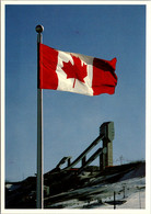 Canada Calgary With Canadian Flag Host City For 1988 Winter Games - Calgary