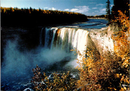 Canada Alexandra Falls On The Mackenzie Highway At Mile 43 - Moderne Kaarten