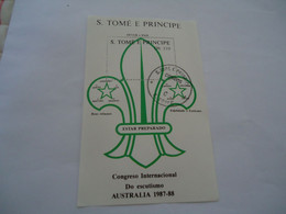 SAO TOME AND PRINCIPE USED   STAMPS  SHEET   SCOUTS  SCOUTING - Gebraucht