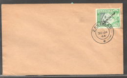 1964  Unaddressed Cover  SG 400 «JAMHURI 1964» Overprint - Zanzibar (...-1963)