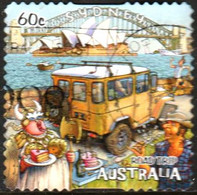 AUSTRALIA - DIE-CUT-USED 2013 60c Road Trip Australia - Sydney, New South Wales - Opera House, Bridge - Used Stamps