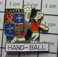 2917 Pin's Pins / Beau Et Rare / THEME : SPORTS / CLUB HAND-BALL KANFEN Moselle, En Région Grand Est. - Handball