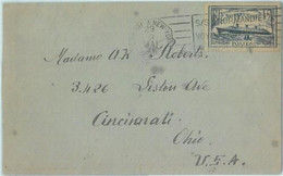 89898 - FRANCE - POSTAL HISTORY  Ship Mail PAQUEBOT 1935 Maiden Voyage NORMANDIE - Otros & Sin Clasificación