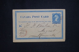 CANADA - Oblitération Rouge De MacNider Sur Entier Postale En 1876 - L 125471 - 1860-1899 Regno Di Victoria