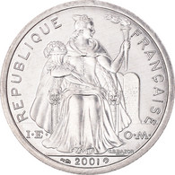 Monnaie, Nouvelle-Calédonie, 2 Francs, 2001, Paris, FDC, Aluminium, KM:14 - Nouvelle-Calédonie