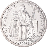 Monnaie, Nouvelle-Calédonie, 2 Francs, 2001, Paris, FDC, Aluminium, KM:14 - New Caledonia