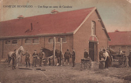 Camp De Beverloo Une Forge Au Camp De Cavalerie Cachet 1922 - Barracks